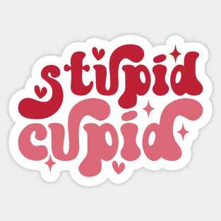 Stupid Cupid Sticker